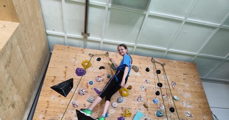 Zum ersten Mal mit Sicherheit in die Höhe...